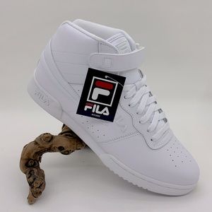 Men's Fila F-13V Lea/Syn White Fashion Sneakers NWT